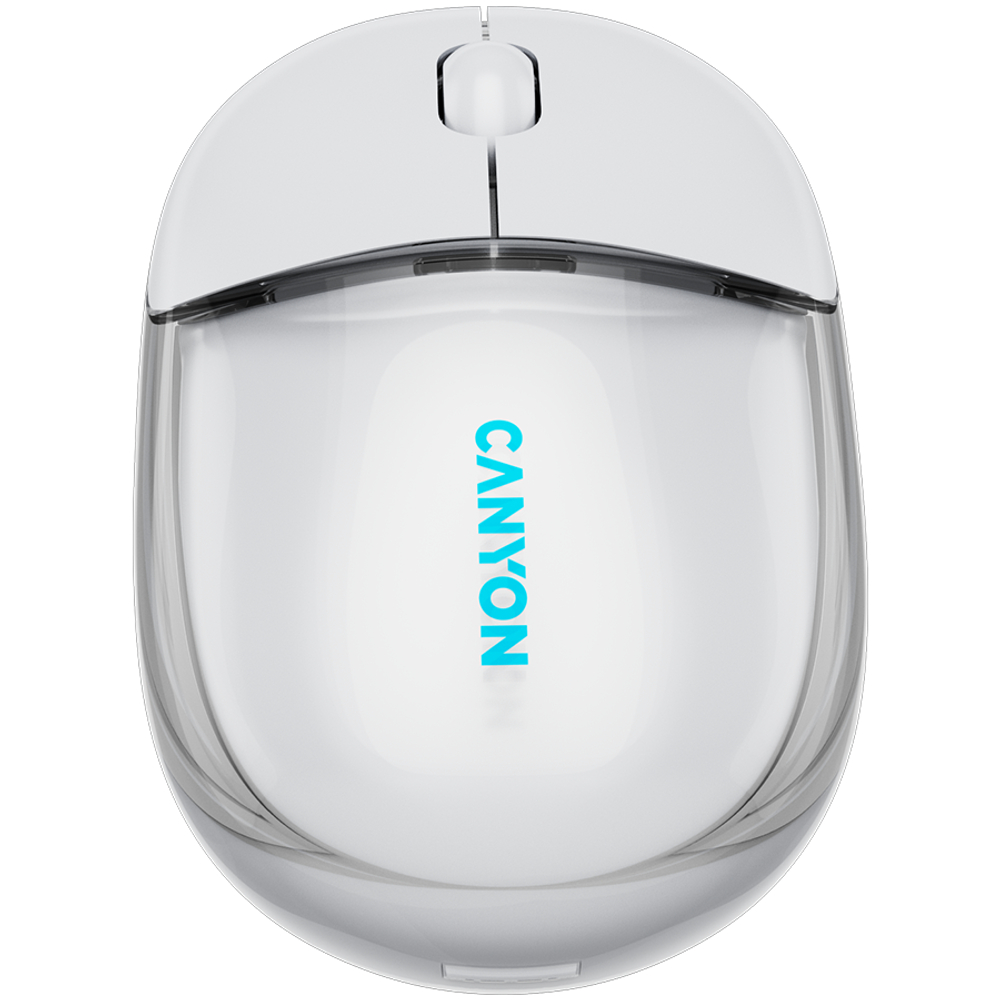 CANYON mouse OnClick 24 BT/ Wireless Transparent/White