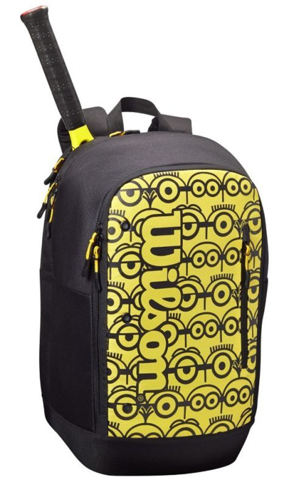 Рюкзак теннисный Wilson Minions Tour Backpack - black/yellow