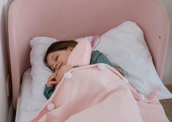 Кровать KIDI Soft для детей от 3 до 7 лет (розовый)