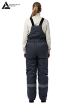 Костюм женский зимний «СЕВЕРНАЯ ШИРОТА» (куртка+полукомбинезон) цв.серый/красный