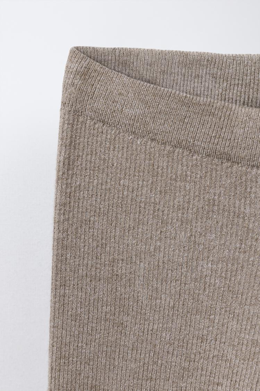 ZARA ЛЕГГИНСЫ В РУБЧИК, РЫЖЕВАТО-КОРИЧНЕВЫЙ