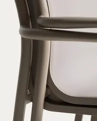 Комплект садовой мебели Brela стол и 6 стульев Luri из бежевого алюминия