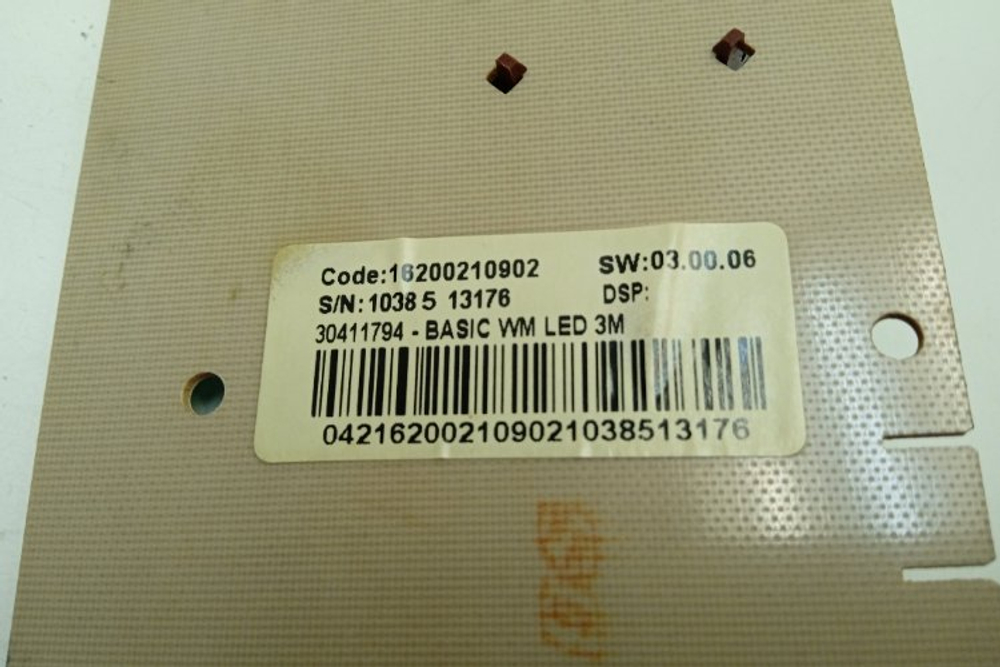 IWSC5105 кт130 Модуль индикации для стиральной машины Indesit 16200210902 б/у