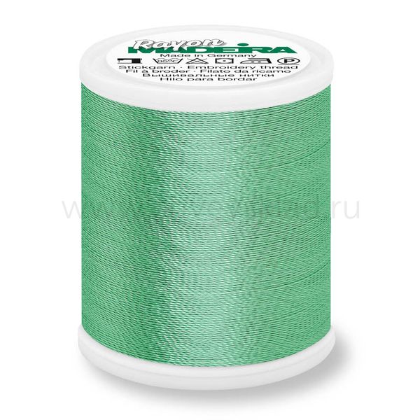 Нитки вышивальные вискоза Madeira Rayon №40, 1000 м, цв. 1247, 9841, 5 катушек