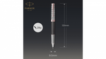 Ручка-роллер Parker Sonnet Premium Refresh GREY GT, стержень: F, цвет чернил: black, в подарочной упаковке