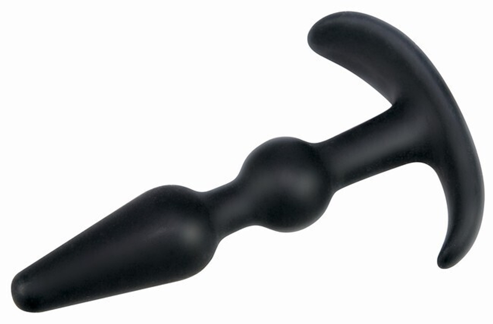 Изящная анальная втулка Backdoor Lovers (Цвет: черный)