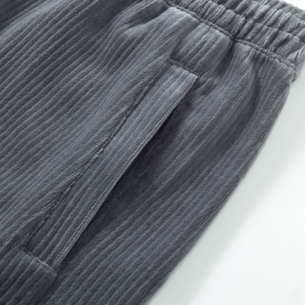 Шорты Ymkashix велюровые  графитовые