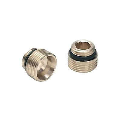 Elsen Ниппель переходной с уплотнением - Oring, 1/2"х3/4"ЕК, никелированный