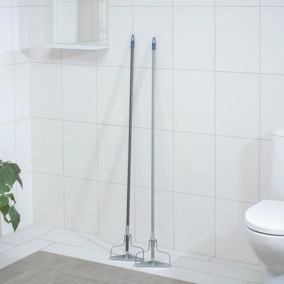 Тряпкодержатель, ручка 120 см, 19×2×122 см, цвет МИКС