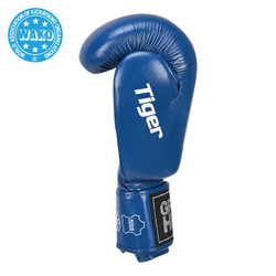 BGT-2010w Боксерские перчатки TIGER WAKO Approved синие
