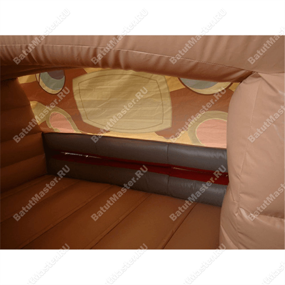 Коммерческий надувной батут "Военный автомобиль"