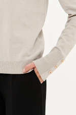 23375 Свитер женский (жемчужный)