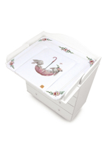 Накладка для пеленания Топотушки "Зайка Акварель" (79*46*10 см.)