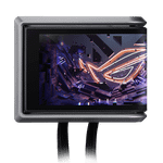 Водяное охлаждение CPU Asus ROG RYUO IV 360 ARGB, 3x120mm Liquid CPU Cooler, AMOLED-display, Black