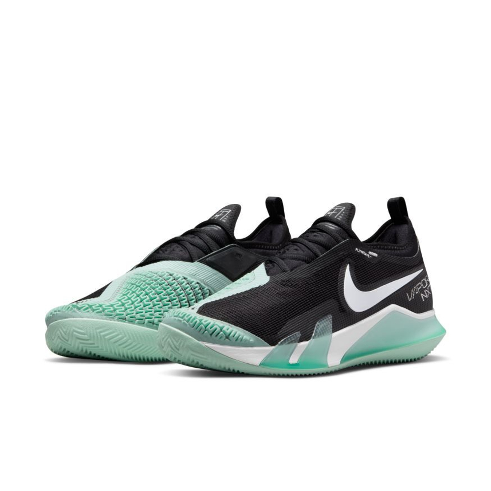 Мужские кроссовки теннисные Nike React Vapor NXT Clay M - black/white mint foam