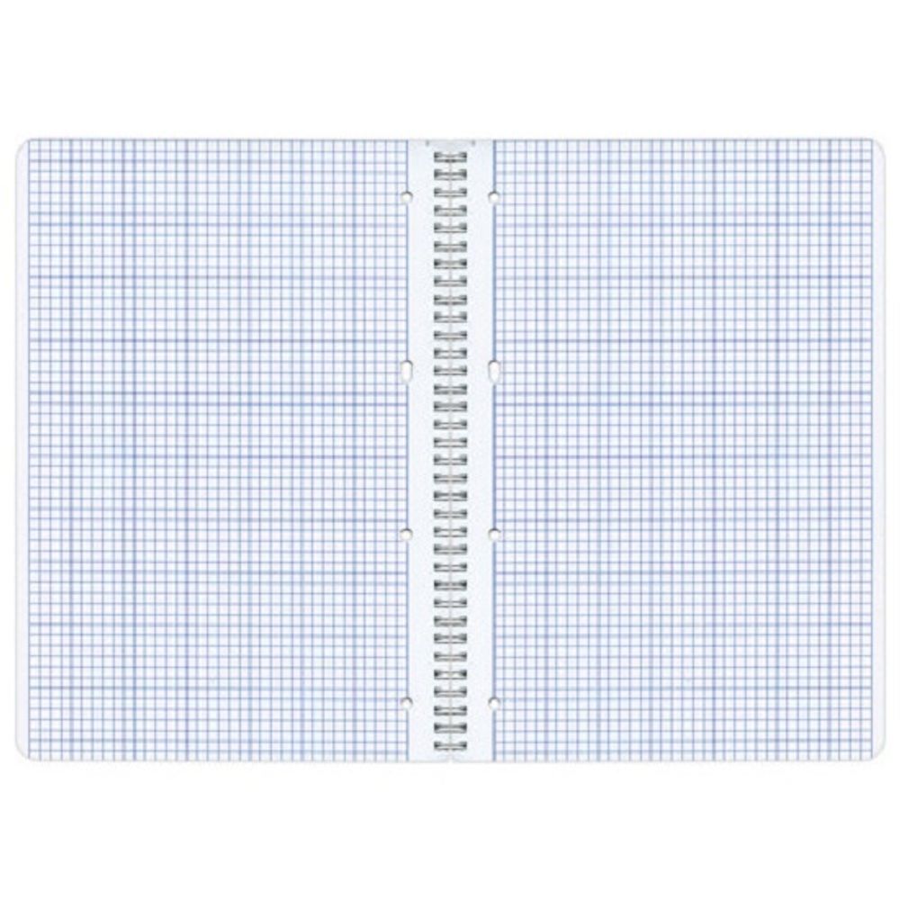 Тетрадь 96л, А4, клетка, на гребне, Офисмаг Монохром