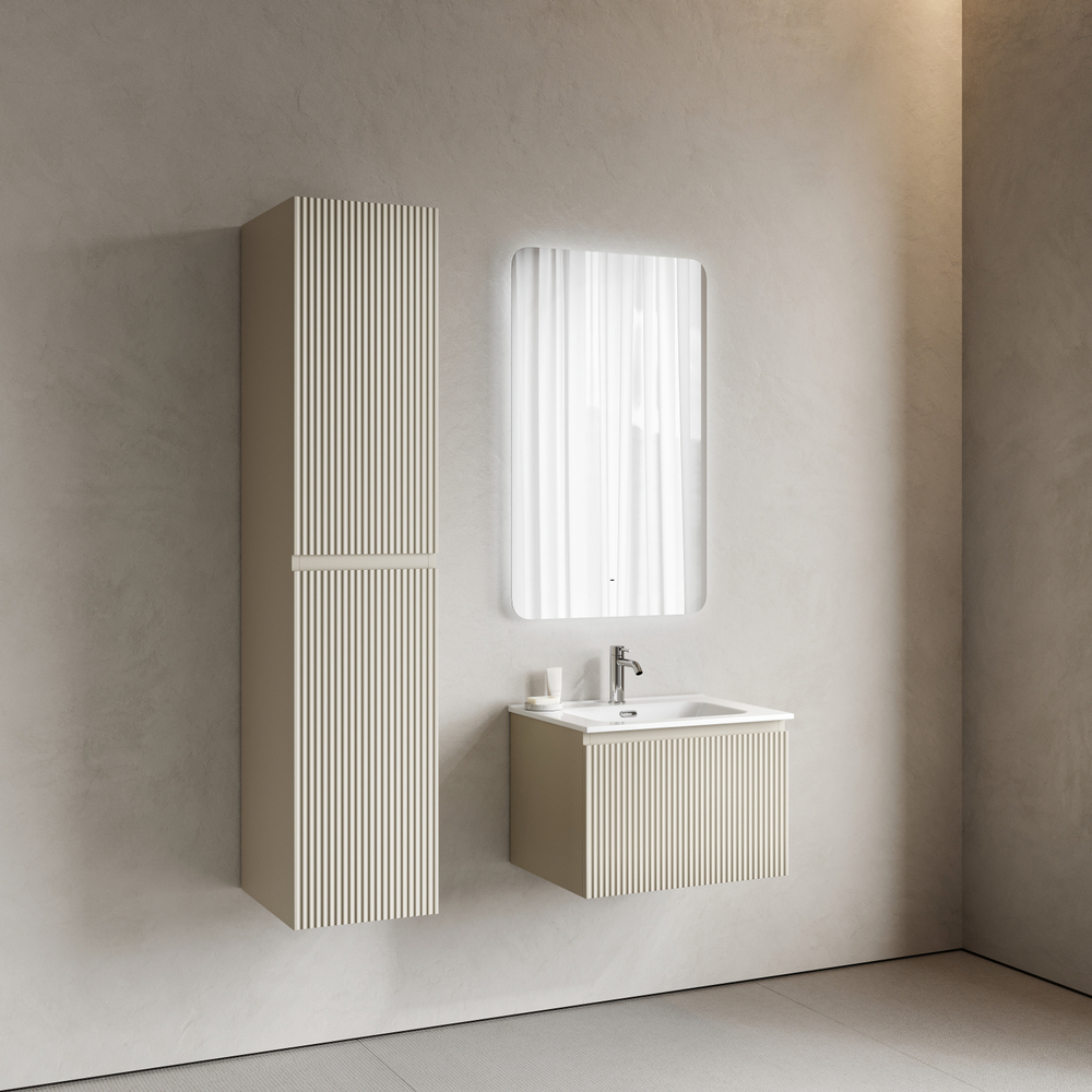 Тумба подвесная Sancos Snob R 1.0 с одним ящиком 590х445х406, Beige Soft, SNR1.060CE