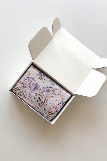 Непромокаемая пеленка "Сиреневые одуванчики"