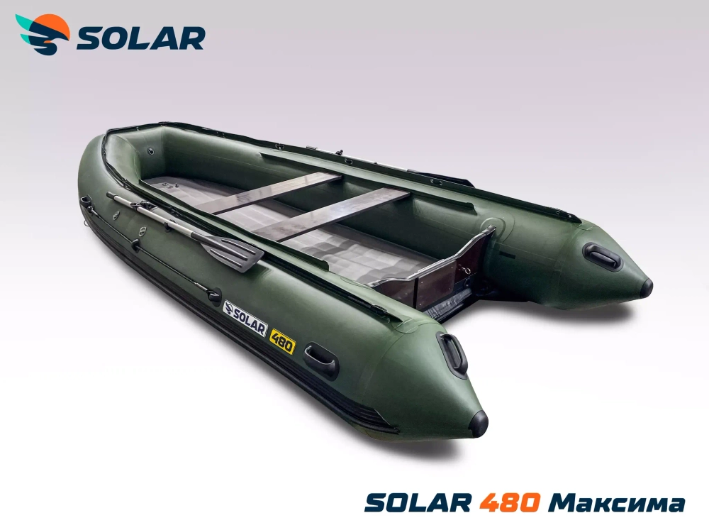 Лодка надувная моторная solar-480 к