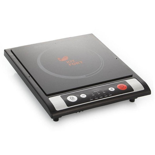 Индукционная плита Kitfort KT-107, стеклокерамическая, 1800Вт, чёрная