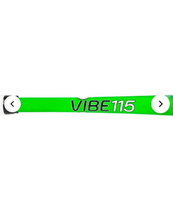 Harrow Vibe 115, Squash Racket, Lime/Black NEW