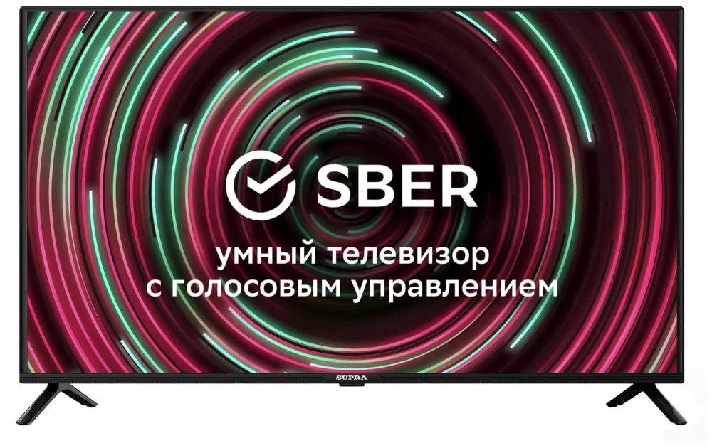 Телевизор Supra 40"; STV-LC40ST0155Fsb FULL HD черный