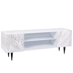 Тумба под ТВ Тропик 155см Классик Айс Сильвер Найт