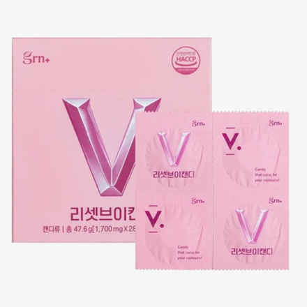 GRN+ Таблетки от отеков V Reduction of Swelling Candy (1700 мг * 28 шт)