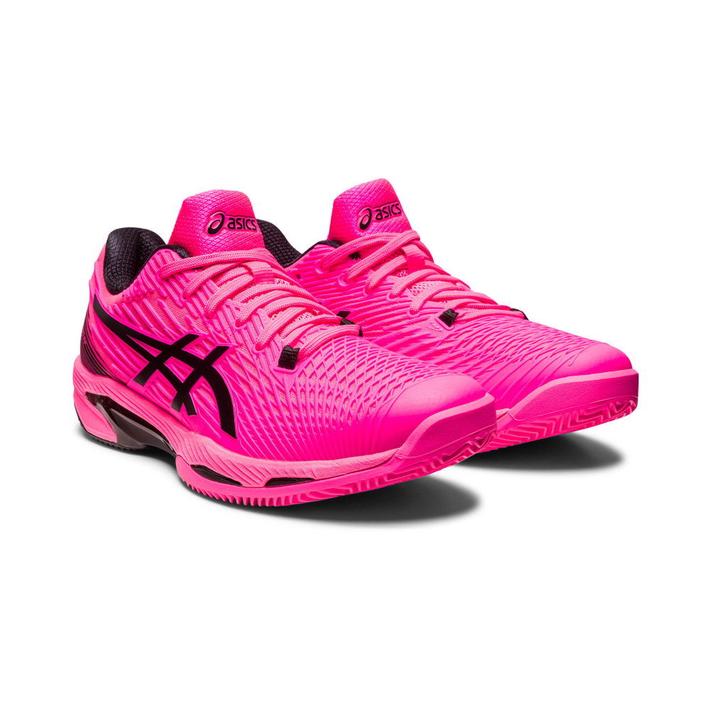 Мужские теннисные кроссовки ASICS Solution Speed FF 2 CLAY Clay Court Shoe Men - Pink, Black