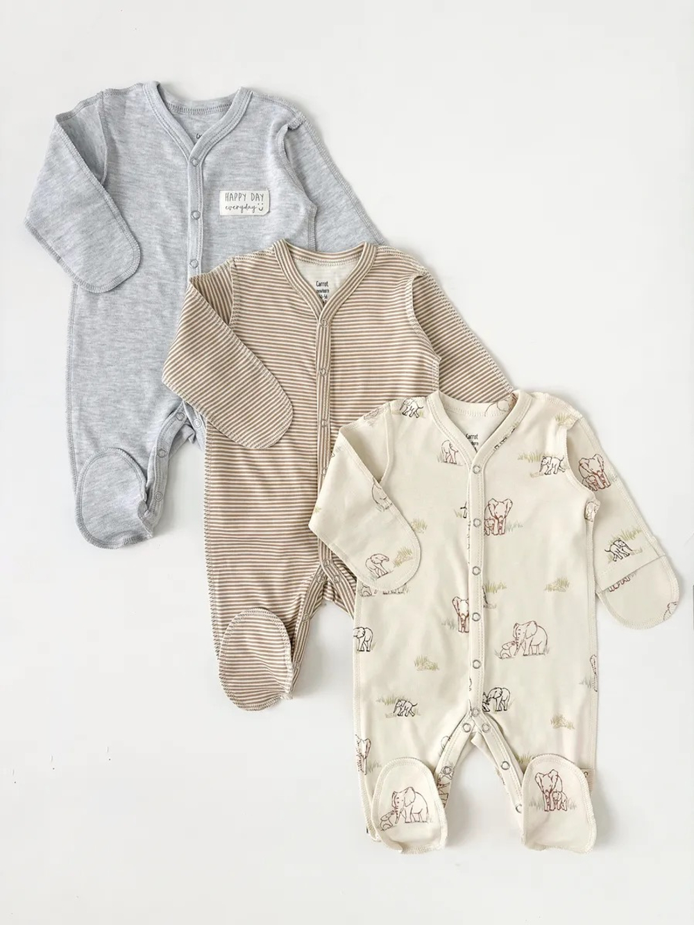 Слип тройка на кнопках "Every day "Me&Mom"