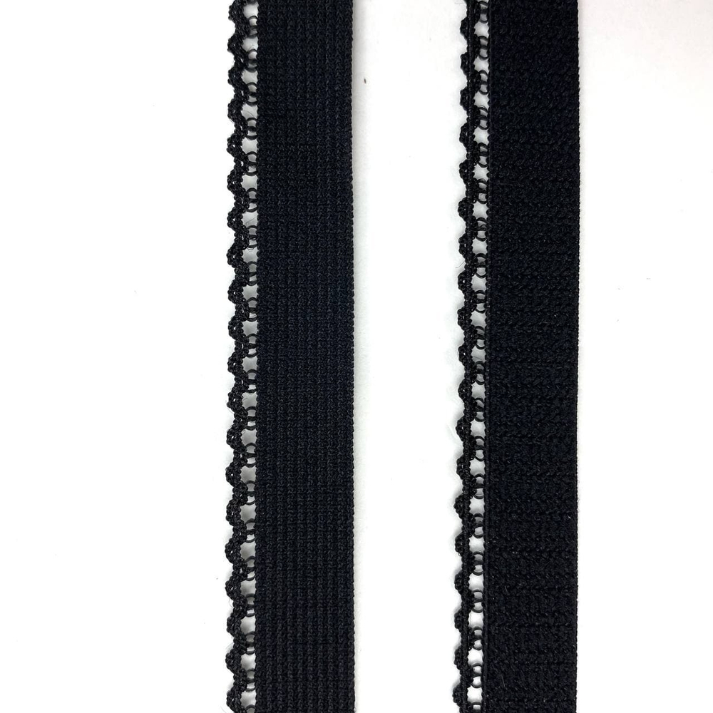 Отделочная резинка становая черная 13 мм