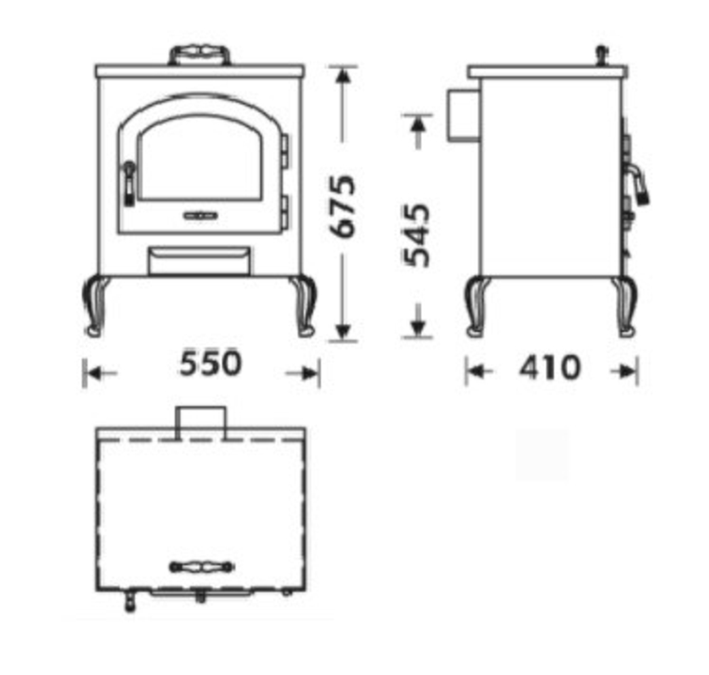 Печь-камин PANADERO Gotic 2