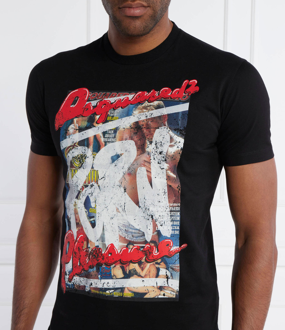 Футболка DSQUARED2 X ROCCO Dsquared2 - черный(S71GD1407 S23009)