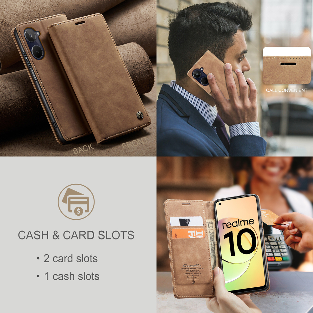 Чехол-книжка CaseMe Matte Realme 10