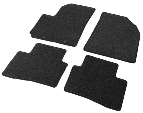 Коврики текстильные в салон автомобиля AutoFlex Standard для Hyundai Creta II поколение 2021-н.в., графит, 4 части, 4230203