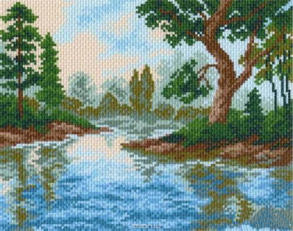 "Водоем"-0841 канва с рисунком