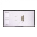 Папка-регистратор Alingar, А4, 70 мм, зеленый, ПВХ покрытие, фактура лен, карман на корешке, нижн. металл. кант, арочный механизм, неразборная