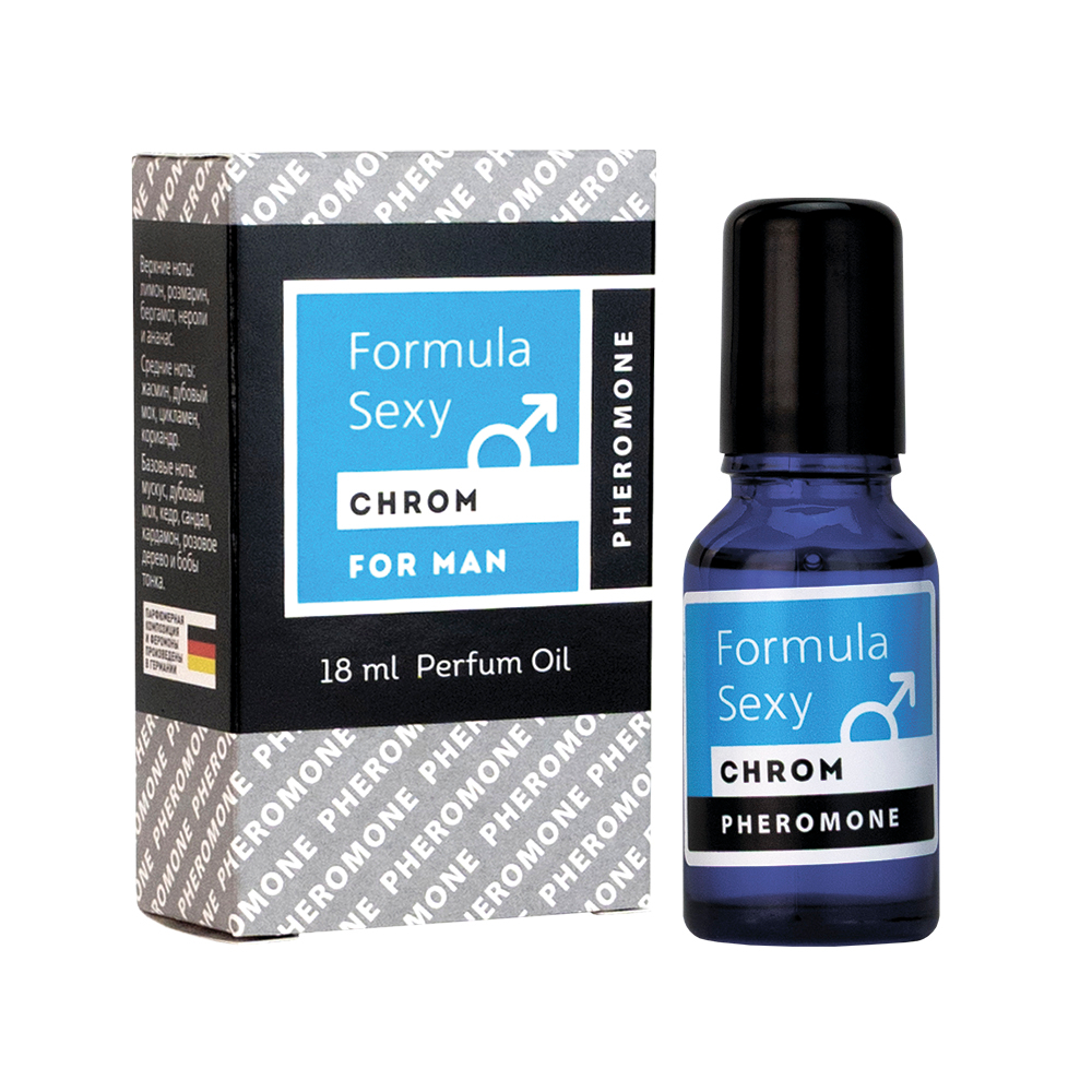 Парф.масло с феромонами для мужчин Formula Sexy "Chrom" - 18ml for men/24