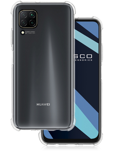 Чехол ROSCO для Huawei P40 lite оптом (арт. HW-P40L-HARD-TPU-TRANSPARENT)