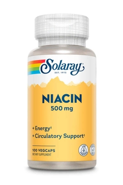 Niacin 500 мг 100 капсул Solaray