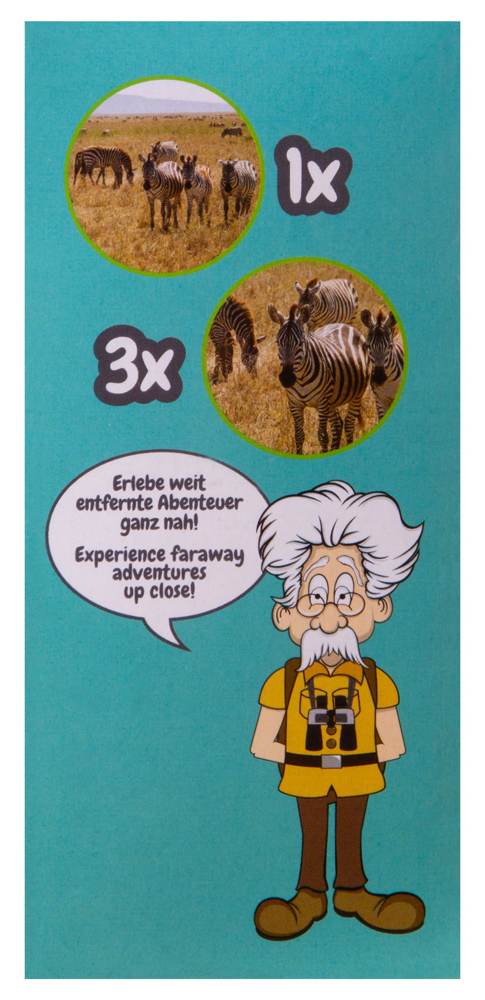Бинокль детский Bresser Junior 3x30, черный