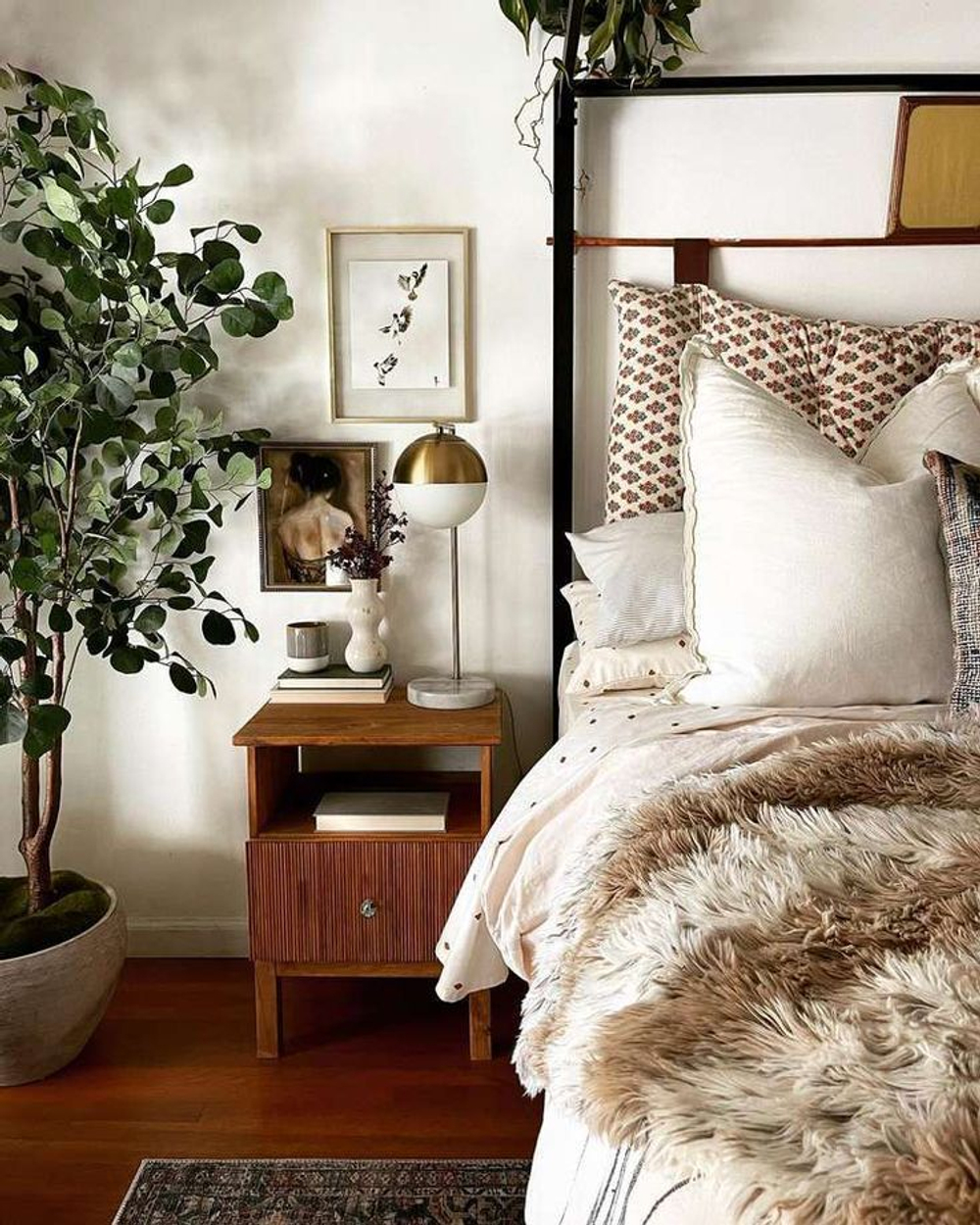 Тумба прикроватная, 48х39х62, Тарва, напольная, столик прикроватный, в спальню, массив сосны, Ikea