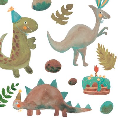 Динозавры на дне рождения