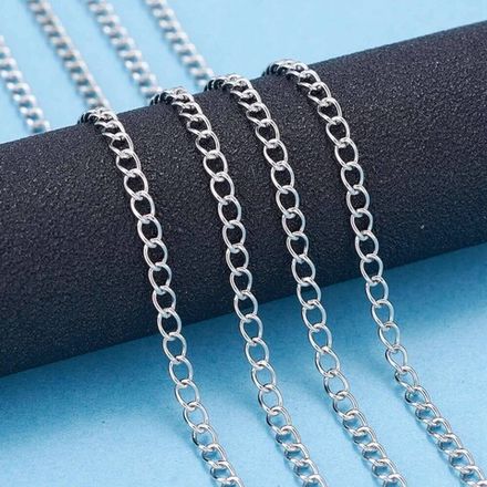 Цепочка удлинитель 3мм (1 метр), сталь