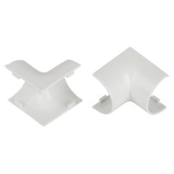 Внутренний угол ЭРА IC-KK-20-12-FW для полукруглого кабель-канала белый 20х12мм 2шт/комплект