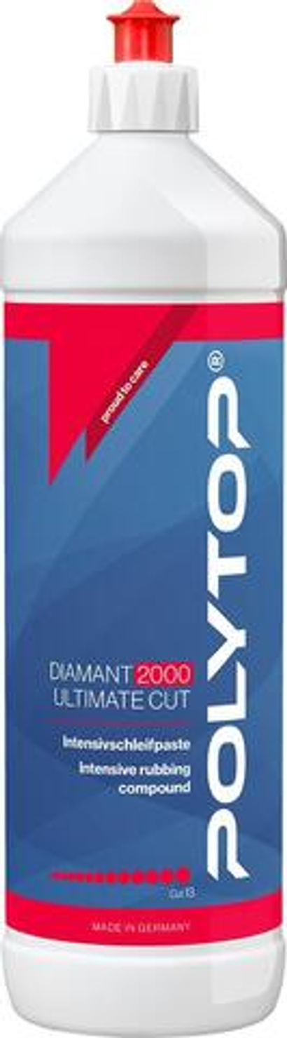 POLYTOP Diamant 2000 Ultimate Cut - Высокоабразивная полировальная паста (P1000), 1L