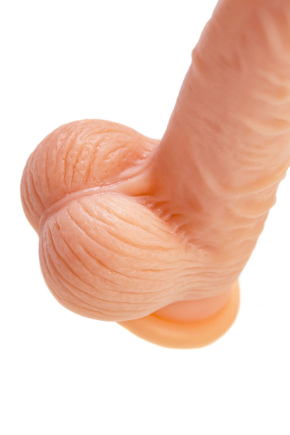 Телесный фаллоимитатор Cree - 20 см. (Цвет: телесный)