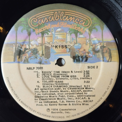 Винтажная виниловая пластинка LP Kiss Firehouse (USA 1985)