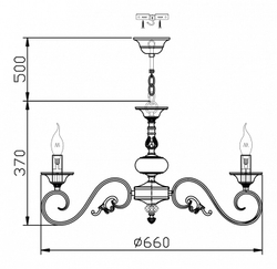 Подвесная люстра Maytoni ARM337-07-R