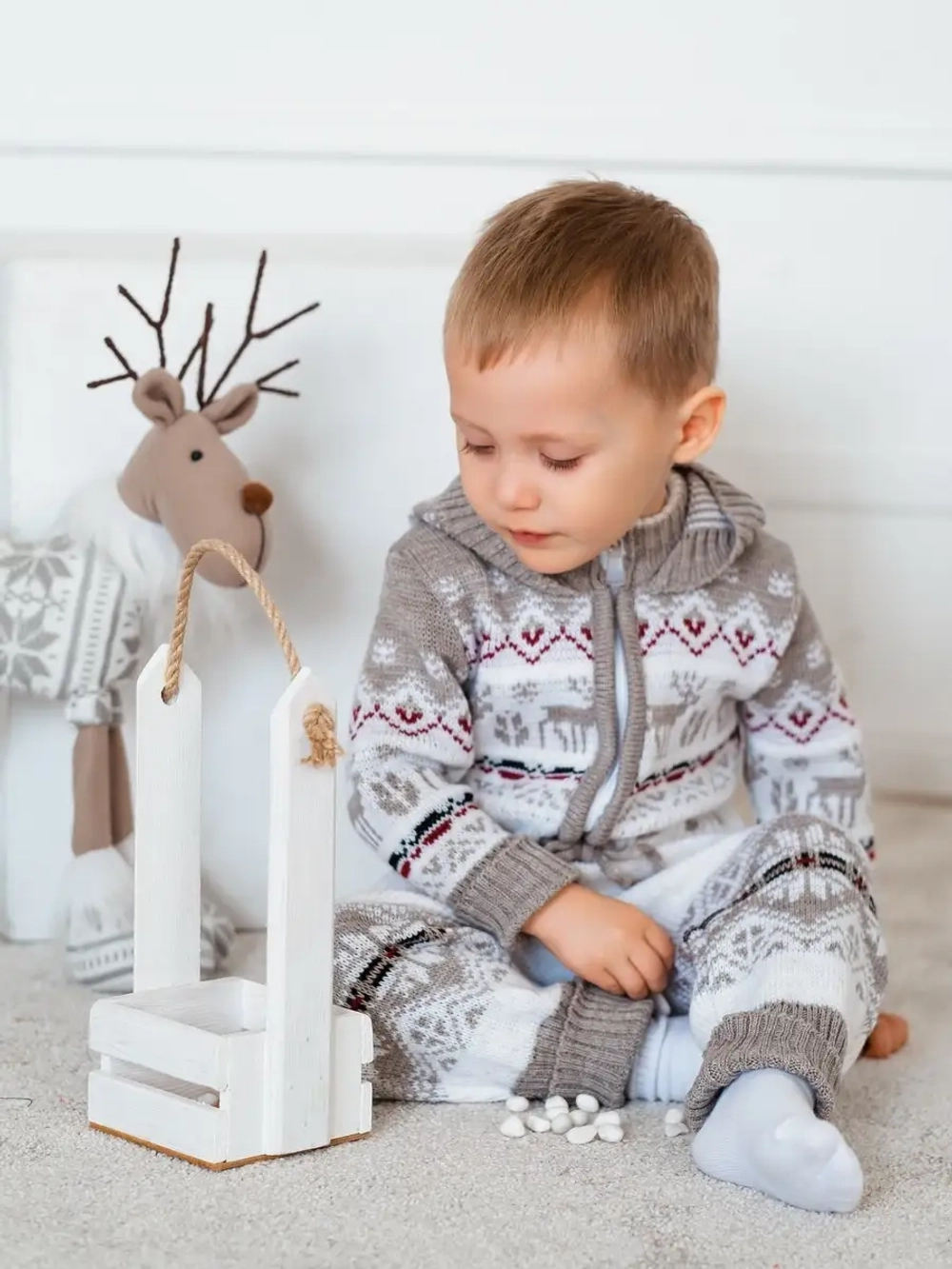 Комбинезон вязаный